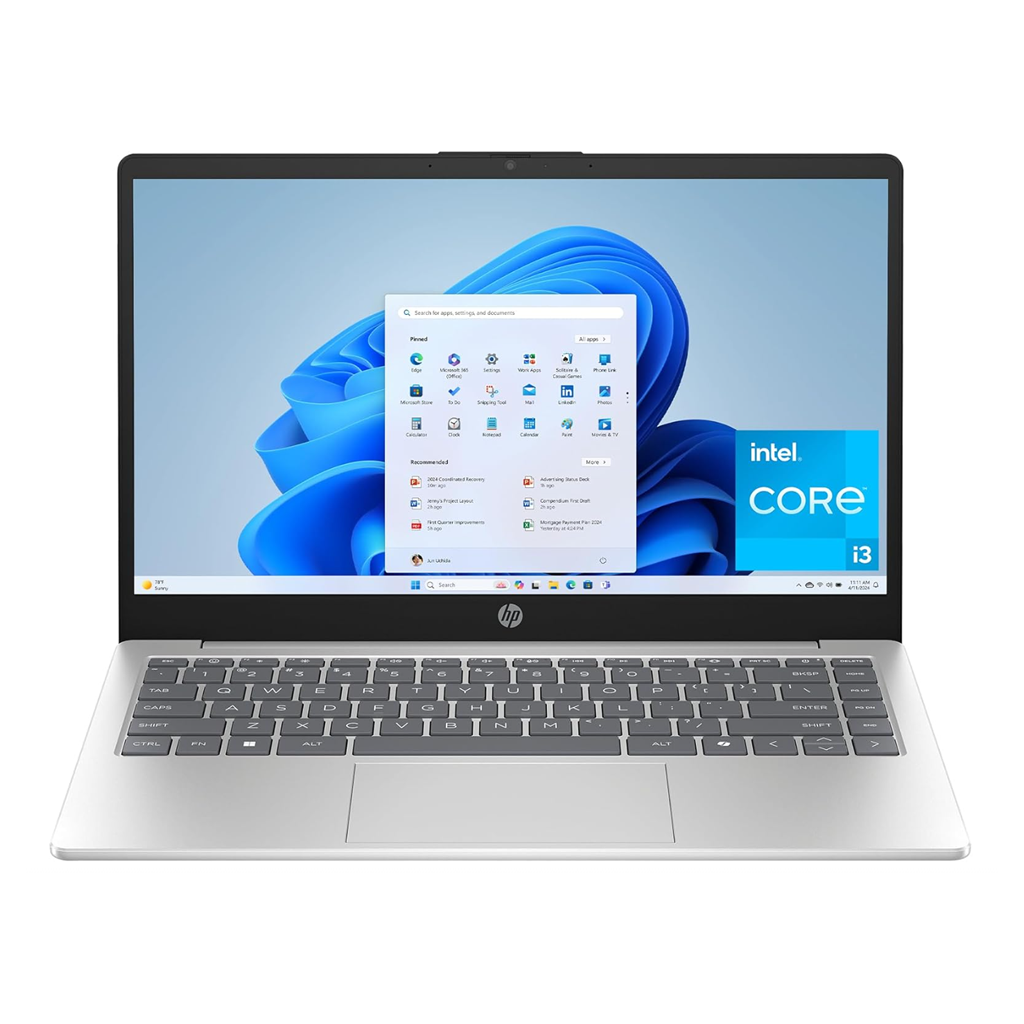 HP Laptop 14” – Core i3, 8GB RAM, 256GB SSD – Silver