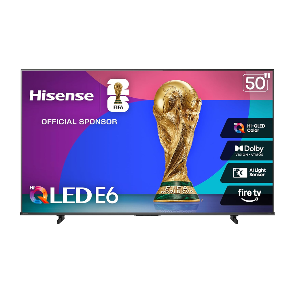 Hisense E6 50” – Hi-QLED 4K Smart Fire TV