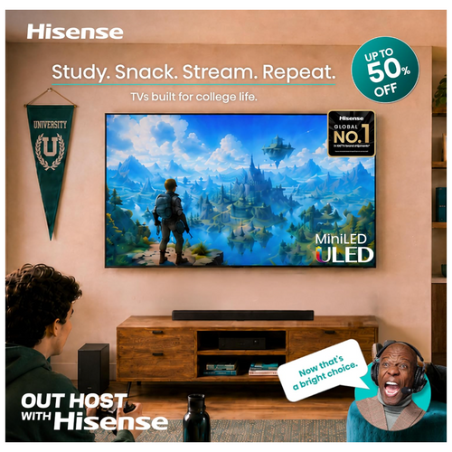 Hisense E6 50” – Hi-QLED 4K Smart Fire TV