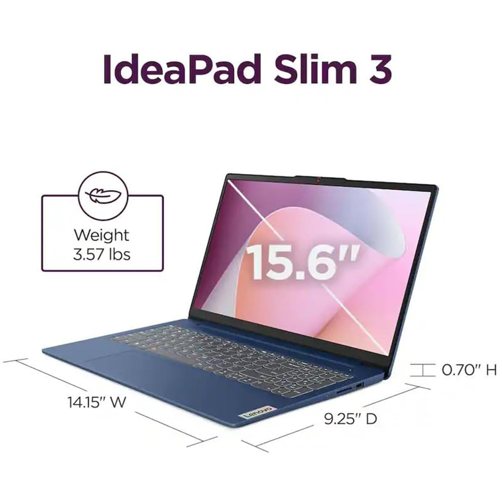 Lenovo IdeaPad Slim 3 15.6” – Ryzen 5, 8GB, 256GB SSD