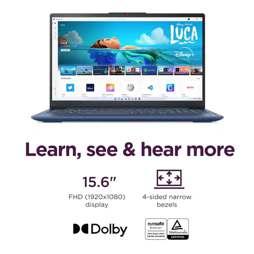 Lenovo IdeaPad Slim 3 15.6” – Ryzen 5, 8GB, 256GB SSD